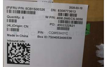 Lenovo 5CB1S00326 C-Cover with keyboard, Spanish, Arctic Grey, Backlight, H-series, UK