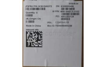 Lenovo 5CB1S00372 C-Cover with keyboard, Bulgarian, Arctic Grey, Backlight, U-series, UK