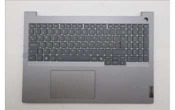 Lenovo 5CB1S01166 C-Cover with keyboard, Swedish/Finnish, Arctic Grey, Backlight, U-series, UK