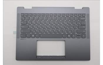 Lenovo 5CB1S01181 C-Cover with keyboard, Russian, Luna Grey, Backlight, Non-FingerPrint, US