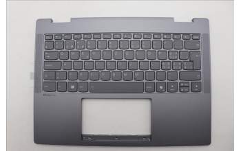 Lenovo 5CB1S02765 C-Cover with keyboard, Switzerland, Luna Grey, Backlight, Non-FingerPrint, UK