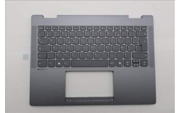 Lenovo 5CB1S02802 C-Cover with keyboard, French, Luna Grey, Non-FingerPrint, US