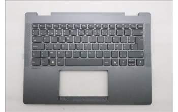 Lenovo 5CB1S02819 C-Cover with keyboard, Belgian, Luna Grey, Non-FingerPrint, UK
