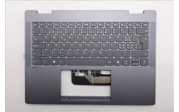 Lenovo 5CB1S02825 C-Cover with keyboard, Switzerland, Luna Grey, Non-FingerPrint, UK