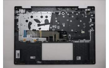 Lenovo 5CB1S02827 C-Cover with keyboard, US English Euro, Luna Grey, Non-FingerPrint, US