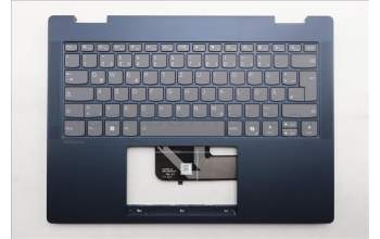 Lenovo 5CB1S02864 C-Cover with keyboard, German, Cosmic Blue, Backlight, Non-FingerPrint, UK