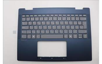 Lenovo 5CB1S02890 C-Cover with keyboard, Czech Slovakian, Cosmic Blue, Backlight, Non-FingerPrint, UK