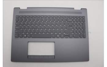 Lenovo 5CB1S05072 C-Cover with keyboard, English, Luna Grey, Backlight, Non-FingerPrint, US