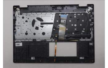 Lenovo 5CB1S05074 C-Cover with keyboard, UK English, Luna Grey, Backlight, Non-FingerPrint, UK