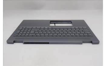 Lenovo 5CB1S05074 C-Cover with keyboard, UK English, Luna Grey, Backlight, Non-FingerPrint, UK