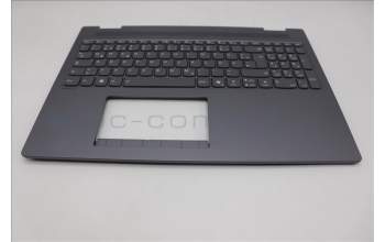Lenovo 5CB1S05086 C-Cover with keyboard, German, Luna Grey, Backlight, Non-FingerPrint, UK