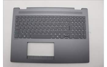 Lenovo 5CB1S05099 C-Cover with keyboard, Czech Slovakian, Luna Grey, Backlight, Non-FingerPrint, UK