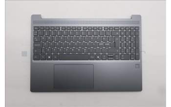 Lenovo 5CB1S05160 C-Cover with keyboard, Nordic, Luna Grey, Non-Backlight, FingerPrint, UK