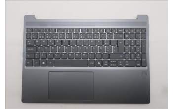 Lenovo 5CB1S05161 C-Cover with keyboard, Portuguese, Luna Grey, Non-Backlight, FingerPrint, UK