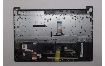 Lenovo 5CB1S05172 C-Cover with keyboard, Belgian, Luna Grey, Backlight, FingerPrint, UK