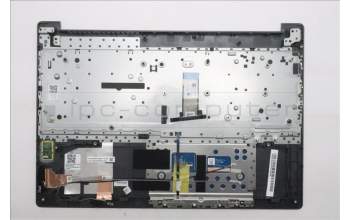 Lenovo 5CB1S05782 C-Cover with keyboard, Slovenian, Luna Grey, Backlight, FingerPrint, UK