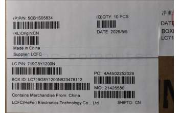 Lenovo 5CB1S05834 Keyboard External, US English Euro