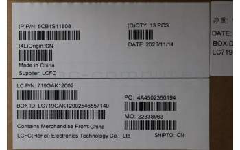 Lenovo 5CB1S11808 D-Cover, 83F5, White