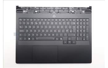 Lenovo 5CB1S11824 C-Abdeckung mit Tastatur, Englisch (GB), eclipseschwarz, RGB-Hintergrundbel.