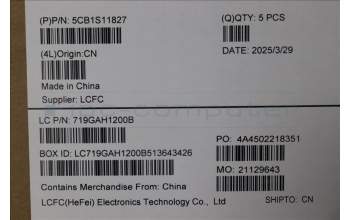 Lenovo 5CB1S11827 C-Cover with keyboard, German, Eclipse Black, RGB Backlight