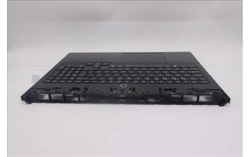 Lenovo 5CB1S11837 C-Cover with keyboard, Portuguese, Eclipse Black, RGB Backlight, UK