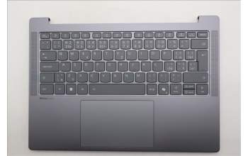 Lenovo 5CB1S11857 C-Cover with keyboard, Czech Slovakian, Luna Grey, Backlight, UK