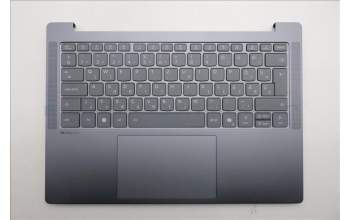 Lenovo 5CB1S11866 C-Cover with keyboard, Hungarian, Luna Grey, Backlight, UK
