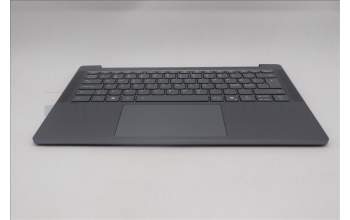 Lenovo 5CB1S11872 C-Cover with keyboard, Nordic, Luna Grey, Backlight, UK