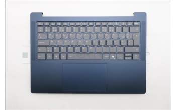 Lenovo 5CB1S11885 C-Cover with keyboard, Belgian, Cosmic Blue, Backlight, UK