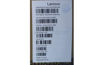 Lenovo 5CB1S11894 C-Cover with keyboard, Greek, Cosmic Blue, Backlight, US