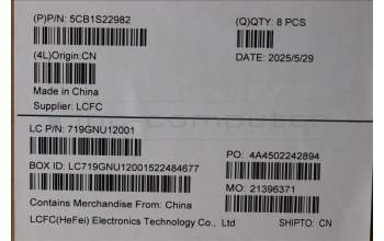 Lenovo 5CB1S22982 COVER Cover L 83LY D_COVER