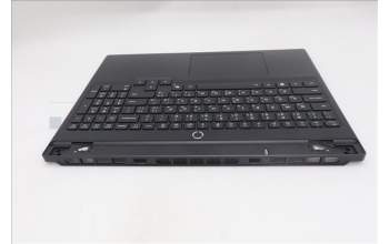 Lenovo 5CB1S22989 C-Cover with keyboard, Arabic, Eclipse Black, RGB Backlight, Anodizing Sandblasting, US