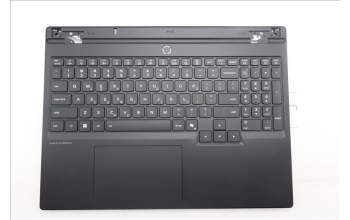 Lenovo 5CB1S24062 C-Cover with keyboard, Greek, Eclipse Black, RGB Backlight, Anodizing Sandblasting, US