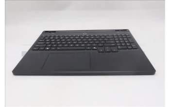 Lenovo 5CB1S24086 C-Cover with keyboard, English, Eclipse Black, White Backlight, Anodizing Sandblasting, US