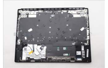 Lenovo 5CB1S24088 C-Cover with keyboard, French, Eclipse Black, White Backlight, Anodizing Sandblasting, US