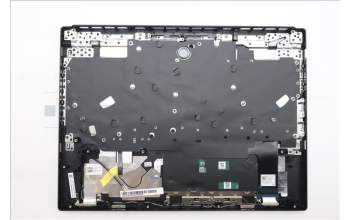 Lenovo 5CB1S24172 C-Cover with keyboard, Russian, Eclipse Black, White Backlight, Anodizing Sandblasting, US