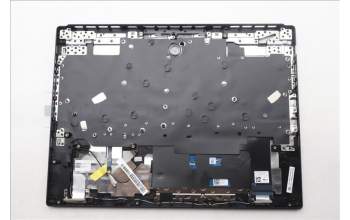 Lenovo 5CB1S31060 C-Cover with keyboard, Belgian, Eclipse Black, White Backlight, Painting, UK