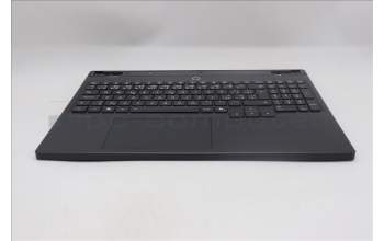 Lenovo 5CB1S31063 C-Cover with keyboard, Czech Slovakian, Eclipse Black, White Backlight, Painting, UK