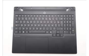 Lenovo 5CB1S31066 C-Cover with keyboard, French, Eclipse Black, White Backlight, Painting, US