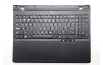 Lenovo 5CB1S31080 C-Cover with keyboard, Russian, Eclipse Black, White Backlight, Painting, US