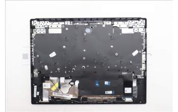 Lenovo 5CB1S31088 C-Cover with keyboard, Ukraine, Eclipse Black, White Backlight, Painting, US