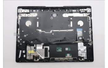 Lenovo 5CB1S31111 C-Cover with keyboard, UK English, Eclipse Black, White Backlight, UK