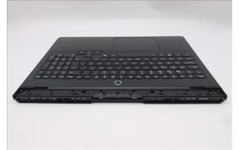 Lenovo 5CB1S31124 C-Cover with keyboard, Portuguese, Eclipse Black, White Backlight, UK