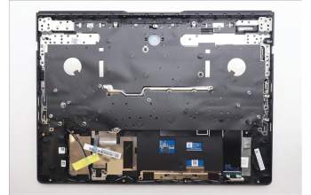 Lenovo 5CB1S31128 C-Cover with keyboard, Switzerland, Eclipse Black, White Backlight, UK