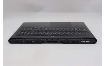 Lenovo 5CB1S31137 C-Cover with keyboard, Czech Slovakian, Eclipse Black, RGB Backlight, UK