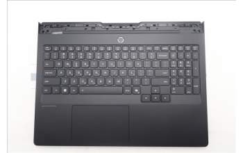Lenovo 5CB1S31145 C-Cover with keyboard, Greek, Eclipse Black, RGB Backlight, US