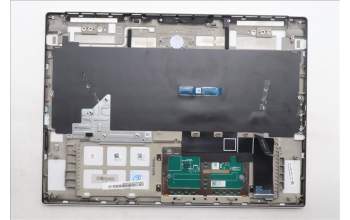 Lenovo 5CB1S50734 C-Cover with keyboard, English, Glacier white, US