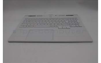 Lenovo 5CB1S50743 C-Cover with keyboard, Icelandic, Glacier white, UK