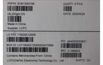 Lenovo 5CB1S50748 COVER Upper Case ASM_POR L 83KYGW