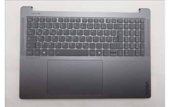 Lenovo 5CB1S50843 C-Cover with keyboard, German, Luna Grey